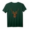 Hirsch Mandala Muster Hirschkopf mit Geweih - Jäger & Natur Fan T-Shirt, Perfektes Geschenk für Outdoor-Liebhaber