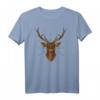 Hirsch Mandala Muster Hirschkopf mit Geweih - Jäger & Natur Fan T-Shirt, Perfektes Geschenk für Outdoor-Liebhaber