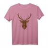 Hirsch Mandala Muster Hirschkopf mit Geweih - Jäger & Natur Fan T-Shirt, Perfektes Geschenk für Outdoor-Liebhaber