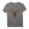 Hirsch Mandala Muster Hirschkopf mit Geweih - Jäger & Natur Fan T-Shirt, Perfektes Geschenk für Outdoor-Liebhaber