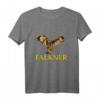 Falkner Falknerei T-Shirt mit Greifvogel-Motiv für Jäger und Falkner - Beizjagd und Naturliebhaber