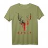 Whitetail Buck Lustiges Jäger T-Shirt mit Hirschjagd & US-Flagge - Klassisch geschnitten, Buck Up Motiv