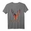 Whitetail Buck Lustiges Jäger T-Shirt mit Hirschjagd & US-Flagge - Klassisch geschnitten, Buck Up Motiv