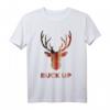 Whitetail Buck Lustiges Jäger T-Shirt mit Hirschjagd & US-Flagge - Klassisch geschnitten, Buck Up Motiv