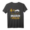 Herren Jagdbekleidung mit Rotwild oder Hirsch - Lustiges Jäger T-Shirt als Geschenkidee für Jäger zu Weihnachten, Jubiläum & Geburtstag
