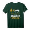 Herren Jagdbekleidung mit Rotwild oder Hirsch - Lustiges Jäger T-Shirt als Geschenkidee für Jäger zu Weihnachten, Jubiläum & Geburtstag