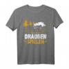 Herren Jagdbekleidung mit Rotwild oder Hirsch - Lustiges Jäger T-Shirt als Geschenkidee für Jäger zu Weihnachten, Jubiläum & Geburtstag