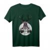 Hirsch Shirt geometrisch für Camping, Survival & Wandern - Perfektes Outdoor-T-Shirt für Natur- und Tierliebhaber