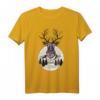 Hirsch Shirt geometrisch für Camping, Survival & Wandern - Perfektes Outdoor-T-Shirt für Natur- und Tierliebhaber