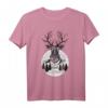 Hirsch Shirt geometrisch für Camping, Survival & Wandern - Perfektes Outdoor-T-Shirt für Natur- und Tierliebhaber