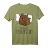 Offizielles Wildschwein Keiler Jäger Schlafshirt – Lustiges Geschenk für Schweine Liebhaber, Morgenmuffel & Bettliebhaber