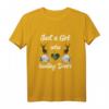 Damen Just A Girl Who Hunting Deers Hirsch Jägerin Reh Jagen Jagd T-Shirt - Perfektes Geschenk für Jägerinnen & Wildhüterinnen in der Jagdsaison