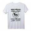 Jagd Damen T-Shirt – Brave Mädchen mögen Jäger, Coole Jägerin Kleidung & Geschenkideen für Jägerinnen