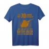 Jäger 70 Geburtstag Lustig Siebzig Jagd Jagen T-Shirt - Witziges Geschenk für Jäger mit Humor