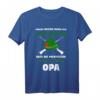 Herren Schützenkönig Opa Geschenk - Schützenfest & Jäger Outfit T-Shirt mit Humor für Männer