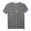 Schweden Elch Jäger Herzschlag EKG T-Shirt – Lustiges Schweden-Fan Outfit für Reisen & Freizeit