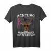 Herren Oktoberfest T-Shirt mit Wilder Hirsch – Lustiges Jäger-Design für Wiesn, Junggesellenabschied & Partyurlaub