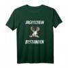 Jagdschein Bestanden T-Shirt für Jungjäger mit Hirschkopf - Perfektes Geschenk für frischgeprüfte Jäger & Jägerinnen