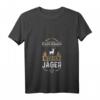 Damen Jäger T-Shirt mit V-Ausschnitt - 'Wir Werden Alle Gleich Geboren Nur Die Besten Werden Jäger' Design, ideales Geschenk für Jagdliebhaberinnen
