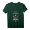 Damen Jäger T-Shirt mit V-Ausschnitt - 'Wir Werden Alle Gleich Geboren Nur Die Besten Werden Jäger' Design, ideales Geschenk für Jagdliebhaberinnen
