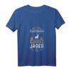 Damen Jäger T-Shirt mit V-Ausschnitt - 'Wir Werden Alle Gleich Geboren Nur Die Besten Werden Jäger' Design, ideales Geschenk für Jagdliebhaberinnen
