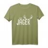 Jäger T-Shirt mit Hirschgeweih-Motiv – Perfekt für Treibjagd, Hochsitz & Weihnachtsgeschenk für Jägerinnen und Jäger