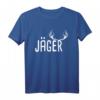 Jäger T-Shirt mit Hirschgeweih-Motiv – Perfekt für Treibjagd, Hochsitz & Weihnachtsgeschenk für Jägerinnen und Jäger