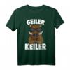 Wildschwein Keiler Jäger T-Shirt - Lustiges Design für Jäger und Schweine Liebhaber, Perfektes Geschenk zu Geburtstag & Weihnachten