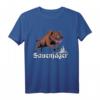 Sauenjäger Wildschwein lustiges Jagd Geschenk für Jäger - Vintage T-Shirt für Treibjagd & Drückjagd, ideales Geschenk zum Geburtstag, Weihnachten & Jagdschein