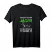 Jagd T-Shirt mit Spruch - Vorsicht Vor Dem Jäger, Wildschwein Ist Harmlos | Perfekt für Jäger zum Geburtstag & Weihnachten