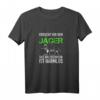 Jagd T-Shirt mit Spruch - Vorsicht Vor Dem Jäger, Wildschwein Ist Harmlos | Perfekt für Jäger zum Geburtstag & Weihnachten