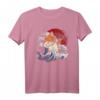 Wellen Surfer Anime Kawaii Shiba Inu Hund T-Shirt – Perfekt für Hundeliebhaber, Anime- und Surffans, Asien-Design