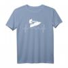 Jetski Fahrer EKG Linie Jetboot Jetski Boot T-Shirt – Wassersport Geschenk für Damen, Herren & Kinder