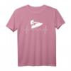 Jetski Fahrer EKG Linie Jetboot Jetski Boot T-Shirt – Wassersport Geschenk für Damen, Herren & Kinder
