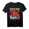 When In Doubt Shrimp Out Retro BJJ T-Shirt – Fun Gift for Martial Arts Lovers, Fighters & Coaches for Birthdays, Mother’s Day, Father’s Day & Christmas