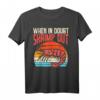 When In Doubt Shrimp Out Retro BJJ T-Shirt – Fun Gift for Martial Arts Lovers, Fighters & Coaches for Birthdays, Mother’s Day, Father’s Day & Christmas