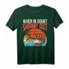 When In Doubt Shrimp Out Retro BJJ T-Shirt – Fun Gift for Martial Arts Lovers, Fighters & Coaches for Birthdays, Mother’s Day, Father’s Day & Christmas