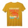 When In Doubt Shrimp Out Retro BJJ T-Shirt – Fun Gift for Martial Arts Lovers, Fighters & Coaches for Birthdays, Mother’s Day, Father’s Day & Christmas