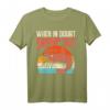When In Doubt Shrimp Out Retro BJJ T-Shirt – Fun Gift for Martial Arts Lovers, Fighters & Coaches for Birthdays, Mother’s Day, Father’s Day & Christmas