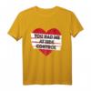 Valentine Jiu Jitsu Sie hatten mich bei Seite Kontrolle BJJ T-Shirt – Lustiges Geschenk für BJJ Paare, Grappling Fans & Jits Junkies