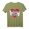 Valentine Jiu Jitsu Sie hatten mich bei Seite Kontrolle BJJ T-Shirt – Lustiges Geschenk für BJJ Paare, Grappling Fans & Jits Junkies