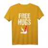 Cute Free Hugs Jiu Jitsu BJJ Martial Arts T-Shirt – Lustiges Geschenk für BJJ Schüler und Lehrer, perfekt zu Weihnachten