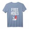Cute Free Hugs Jiu Jitsu BJJ Martial Arts T-Shirt – Lustiges Geschenk für BJJ Schüler und Lehrer, perfekt zu Weihnachten