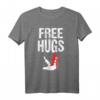 Cute Free Hugs Jiu Jitsu BJJ Martial Arts T-Shirt – Lustiges Geschenk für BJJ Schüler und Lehrer, perfekt zu Weihnachten