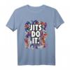Brazilian Jiu-Jitsu Lifestyle T-Shirt - Jits Do It, Lustiges BJJ Shirt für Grappling, Boden-Fighting & Martial Arts Fans