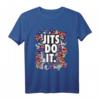 Brazilian Jiu-Jitsu Lifestyle T-Shirt - Jits Do It, Lustiges BJJ Shirt für Grappling, Boden-Fighting & Martial Arts Fans