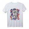 Brazilian Jiu-Jitsu Lifestyle T-Shirt - Jits Do It, Lustiges BJJ Shirt für Grappling, Boden-Fighting & Martial Arts Fans