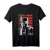 HapMonkey Snake Eyes Retro Red Stripe Portrait T-Shirt - Vintage Hasbro Gaming Design für Männer, Frauen & Kinder