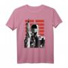 HapMonkey Snake Eyes Retro Red Stripe Portrait T-Shirt - Vintage Hasbro Gaming Design für Männer, Frauen & Kinder
