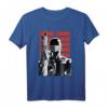 HapMonkey Snake Eyes Retro Red Stripe Portrait T-Shirt - Vintage Hasbro Gaming Design für Männer, Frauen & Kinder